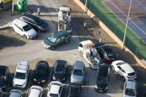 riesgos en un estacionamiento