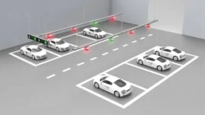 Estacionamiento inteligente con sensores