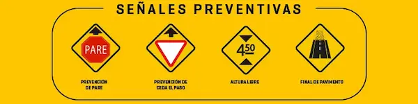 Señales preventivas