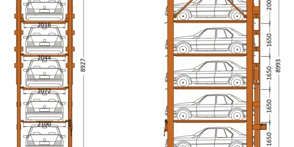 Torre de estacionamiento de 5 niveles
